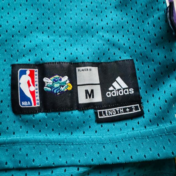 NBA New Orleans Hornets Chris Paul 3 Adidas Blue Jersey Length + 2 Mens Medium - Picture 5 of 7